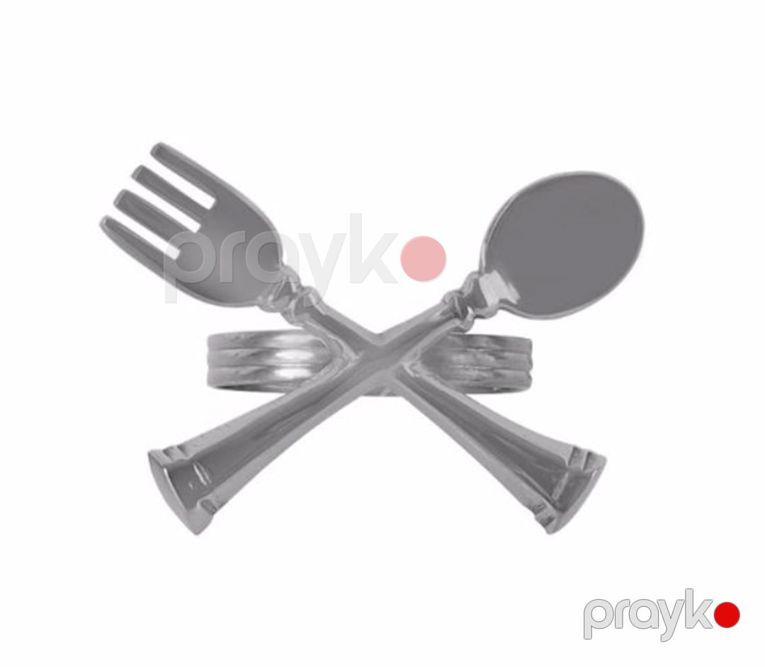 Salfetlər üçün halqa Porland Brass 04STY003892, gümüşü, 4 sm — Mallar, Bakı (2)