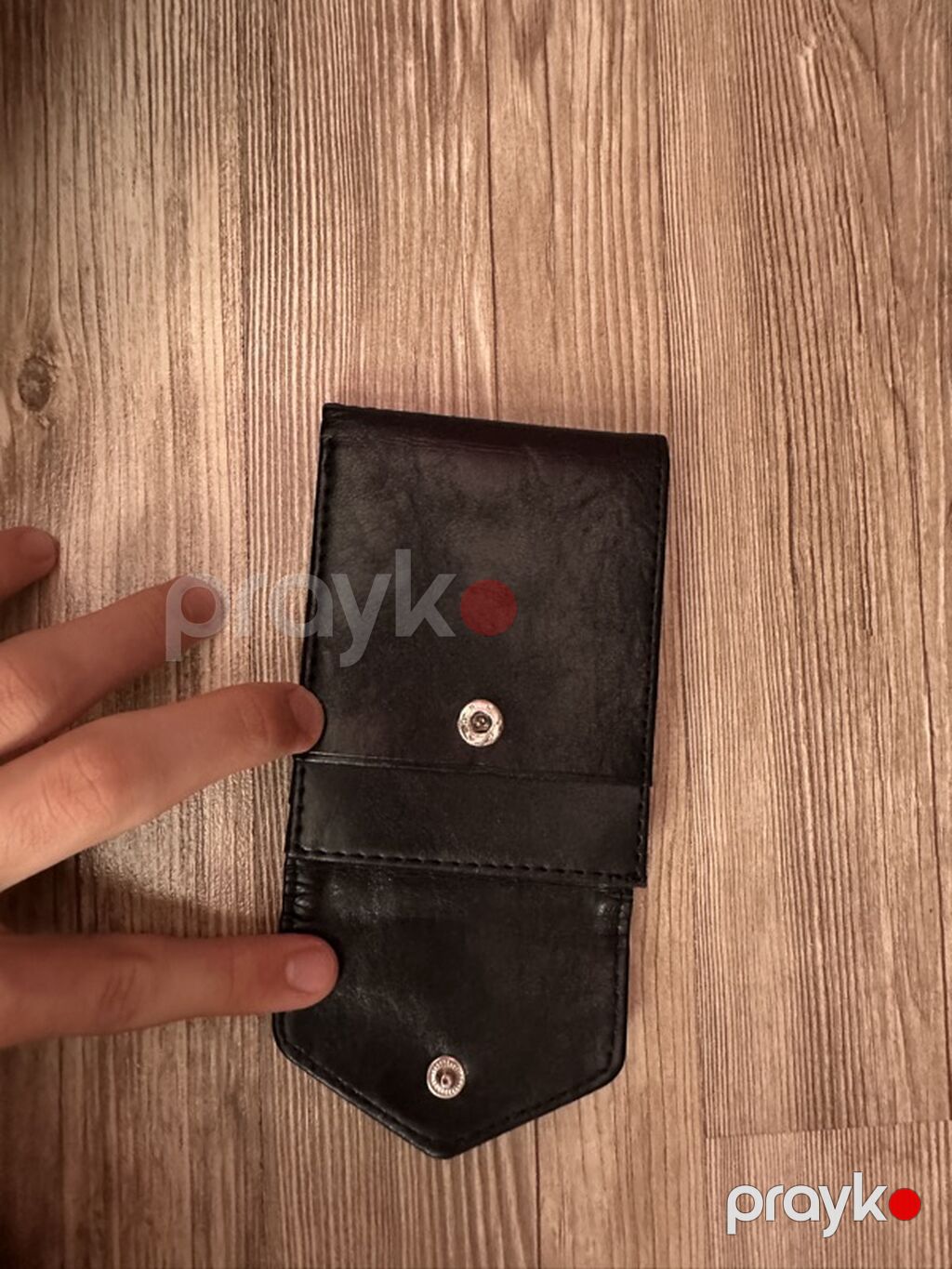 Minimalist kartlıq/cüzdan - Material: qara rəngli süni dəri — Cüzdanlar və vizit kartlıqları, Bakı (2)