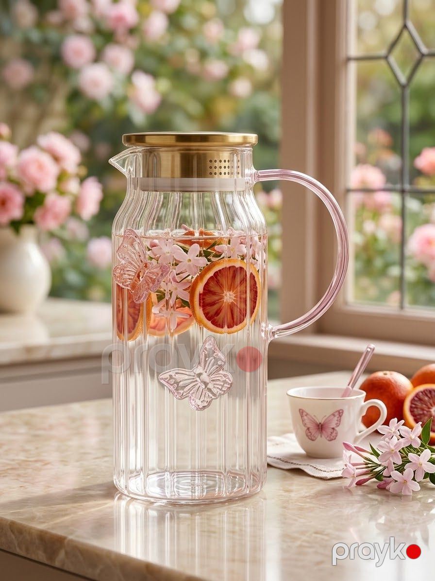 Qrafin 37876997, 1000 ml, şüşə, şəffaf — Mallar, Bakı (2)