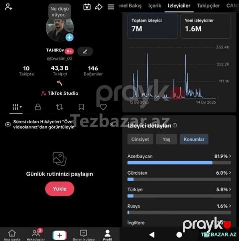 Tiktok səhifəsi — İmişli