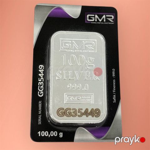 Gümüş külçə silver shop0033, gümüş 999 əyar — Bakı