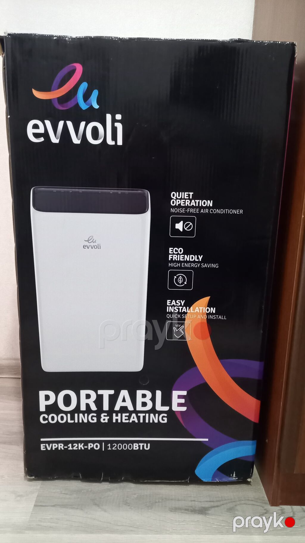 Evvoli EVPR-12K-PO portativ kondisioner (soyutma və isitmə) - Güc — Kondisioner və split-sistemlər, Bakı (3)