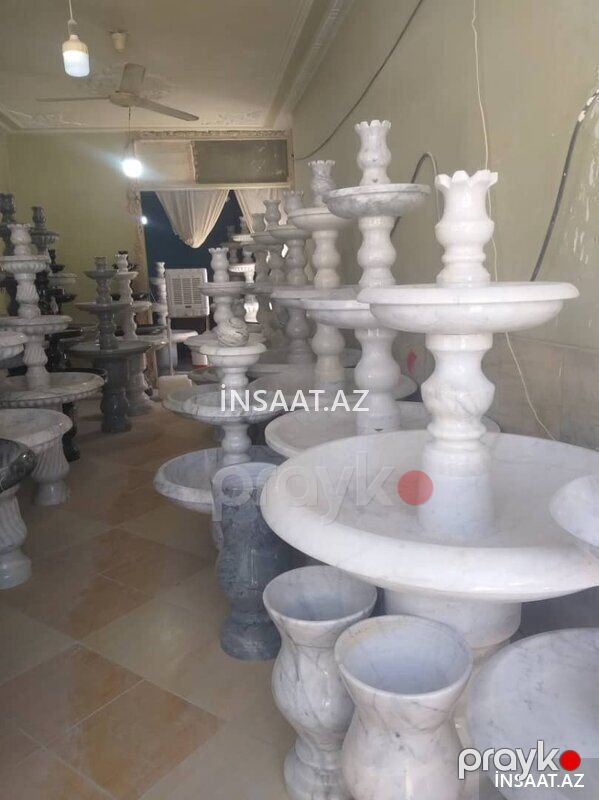 Mərmər fontanlar — Plitka və örtü materialları, Bakı (6)