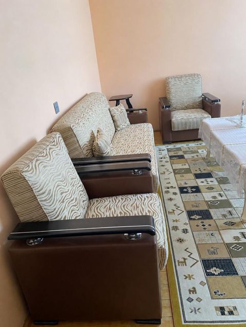 İşlənmiş, Divan-kravat, 2 kreslo, Bazalı, Açılan — Digah