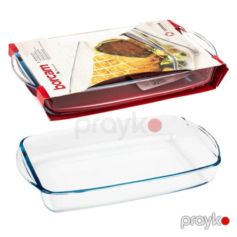 Bişirmə qabı Pasabahce Borcam, şüşə, 336x190x50 mm — Bakı