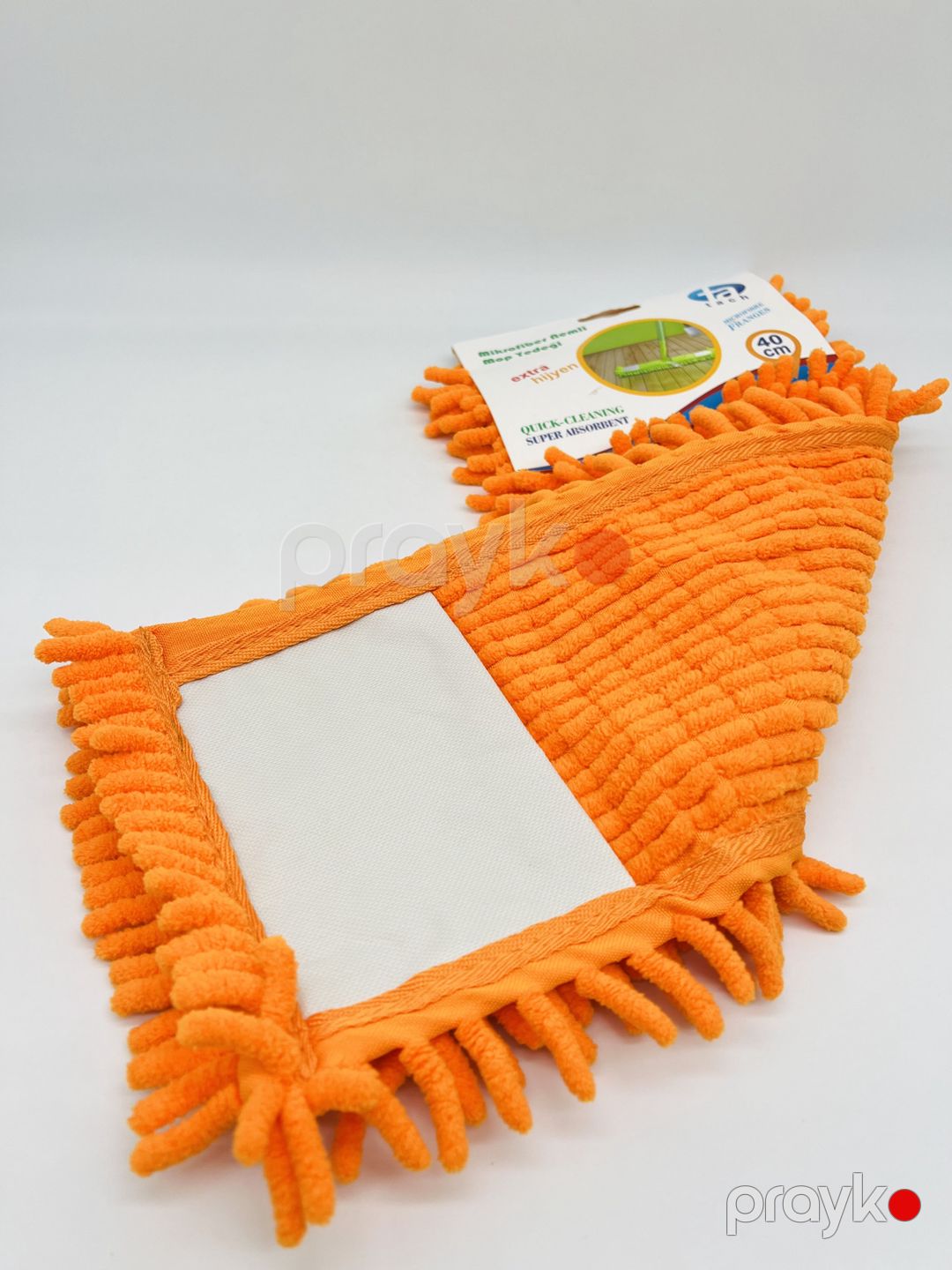 Lif süpürgə üçün əski-taxma T-320, mikrofibra, narıncı, 40 sm — Mallar, Bakı (2)