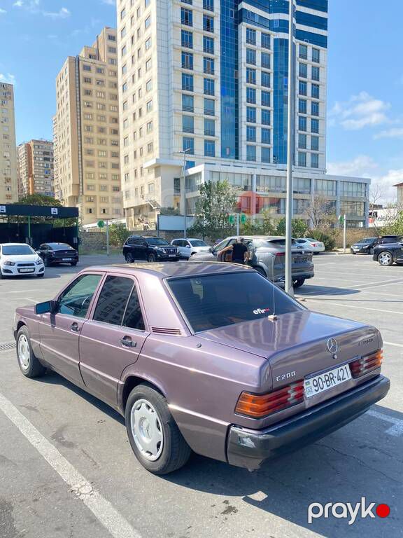 Mercedes 190, 2.0 L, 1991 il, 200 000 km — Avtomobillər, Bakı (5)