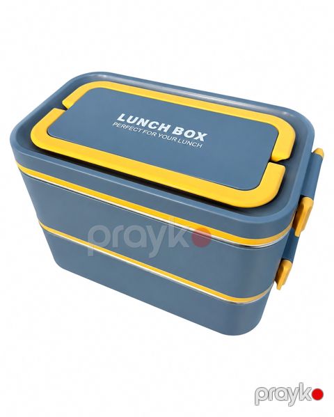 Qida termosu 8072, paslanmayan polad, tünd göy, 2000 ml — Bakı