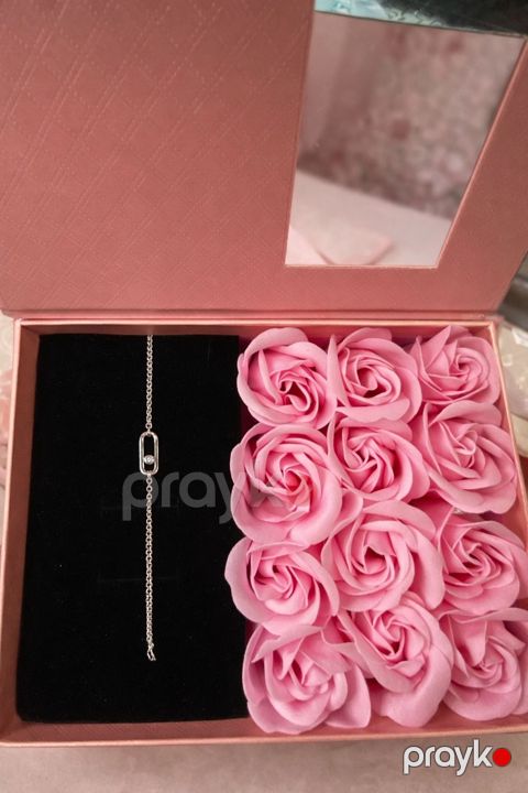 Qolbaq qadınlar üçün BLR-925-ROSE-002, gümüş 925 əyar — Bakı