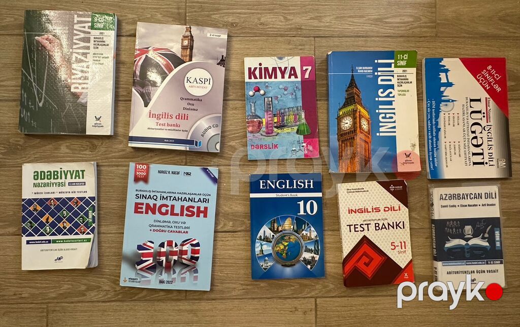 Test toplulari ve derslikler. Elaqe ucun mesaj bölmesine yazin — Kitablar, Bakı (3)