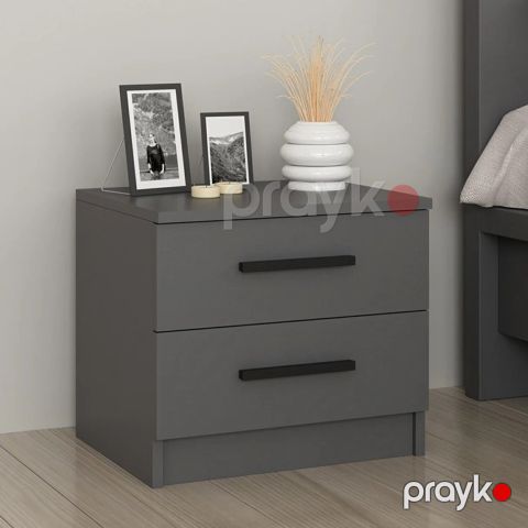 Komod, laminat, 50х40х47 sm, antrasit — Bakı