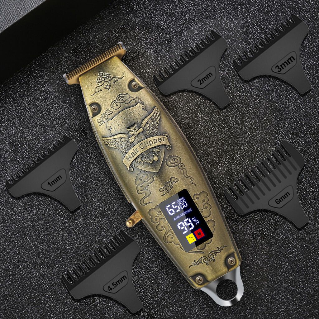 T5 / T9 Lion Professional Saç və Saqqal Qırxan Maşınka Metal Korpus — Saç kəsmə maşınları, Bakı (4)