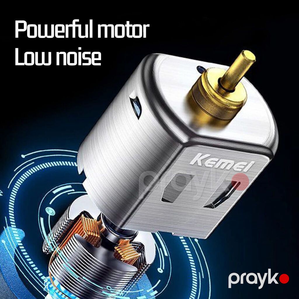 Trimmer Kemei 2293 - 1 Sürətli / 6000RPM / 1200MAH - 180 Dəqiqə / Typc — Saç kəsmə maşınları, Bakı (8)