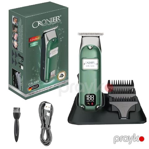 Profissional Trimmer Cronier 123 - 7000RPM / 1400mAh / 180 Dəqiqə — Bakı