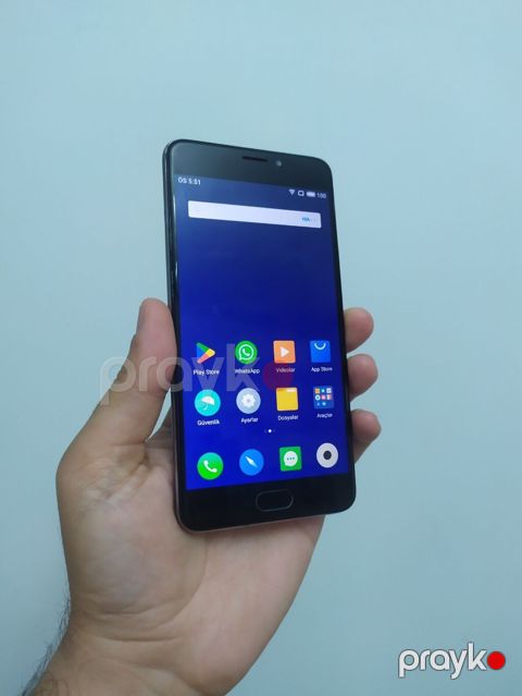 Meizu M5 Note (gri rəng) — barmaq izi oxuyuculu smartfon,ünvan — Masazır