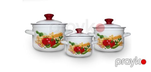 Dəst "Çerri -1", ağ, silindrik, 2.0 lt, 3.0 lt, 4.0 lt_MT-N-181 — Bakı