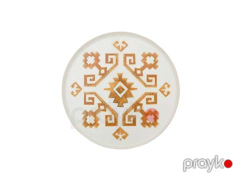 Boşqab Porland Arabesque 04ALM005989, farfor, ağ/qızılı, 18 sm — Bakı