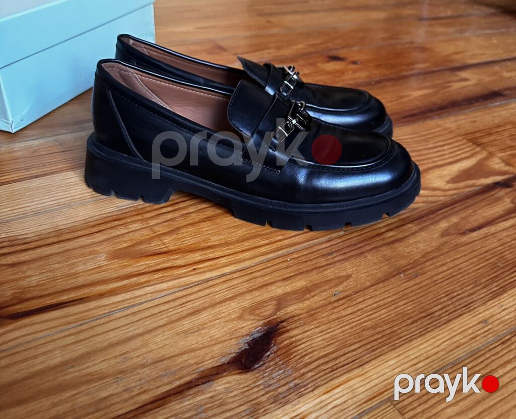 Qadın loafer ayaqqabıları 2-3 dəfə geyinilib, 40 ölçüdür. 80 manata — Mokasin, Bakı (4)