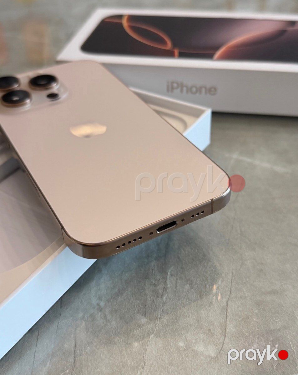 Apple iPhone 16 Pro Desert Titanium 128GB/8GB — Smartfonlar, Bakı (3)