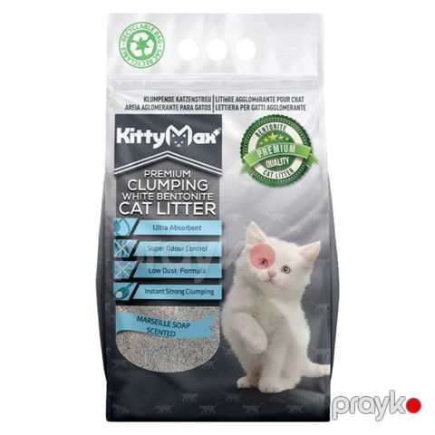 Təbii toplaşan doldurucu KittyMax Marseille Soap, pişiklər üçün,sabun qoxusu ilə 5 l — Bakı