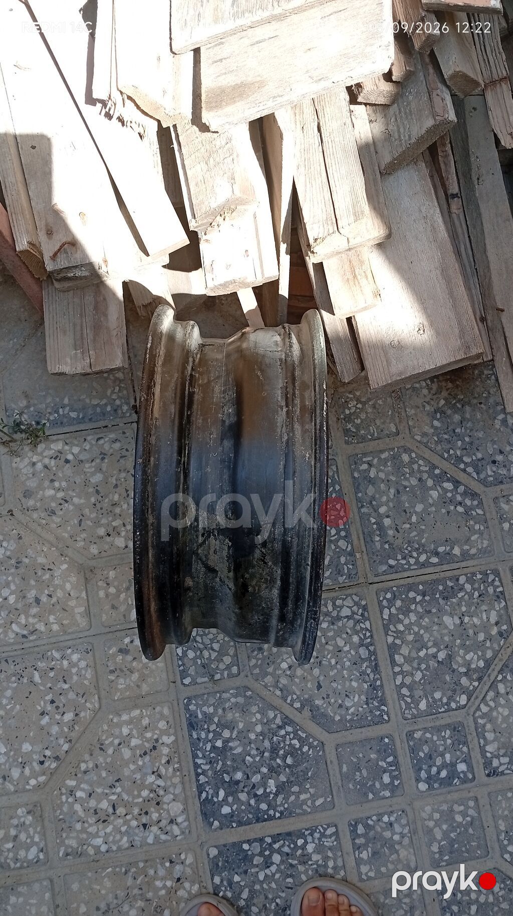 Polad disk (təkər diski) - Material: möhkəm polad - Rəng: qara - Bolt — Diskləri, Xırdalan (3)