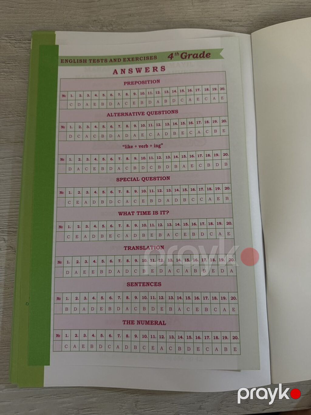“English Tests and Exercises – 4th Grade” adlı dərs vəsaiti — Kitablar, Bakı (4)