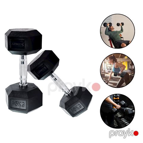 Plastik qantel dəsti TA sport 2061/1, 15 x 15 kq, 2 əd — Bakı