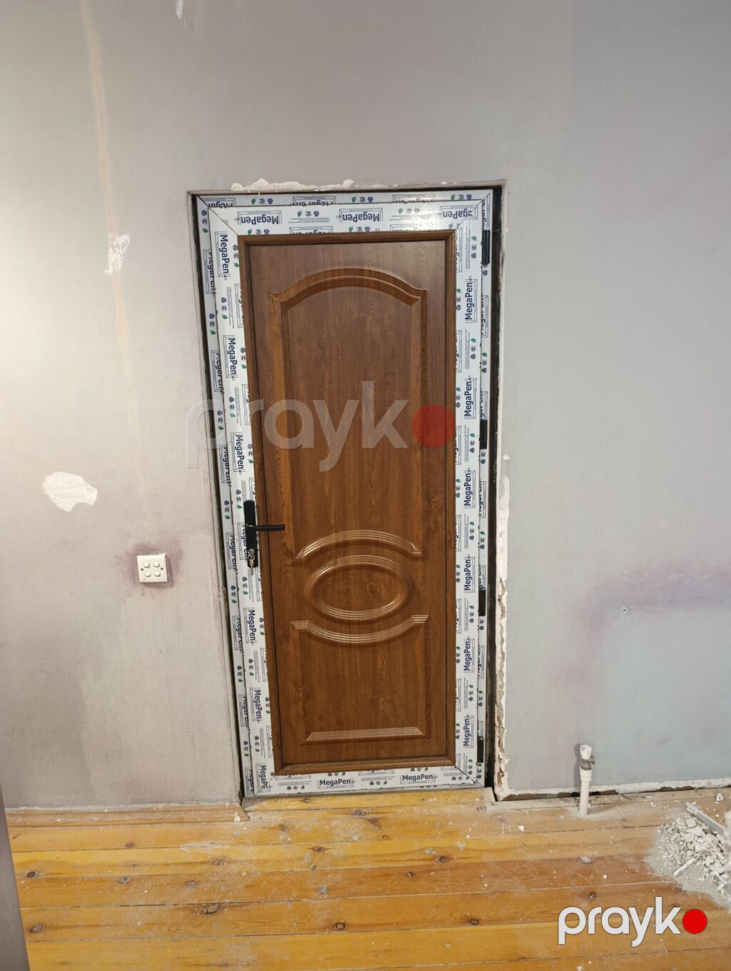 PVC qapılar – istehsal və quraşdırma - Material: PVC/profil — Pəncərələr, qapılar, balkonlar, Mehdiabad (2)