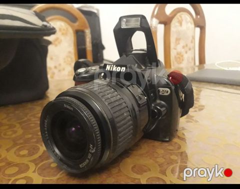 Nikon D40 Dslr fotoaparat dəsti Sumka adapter bir yerdə 70 azn — Saray