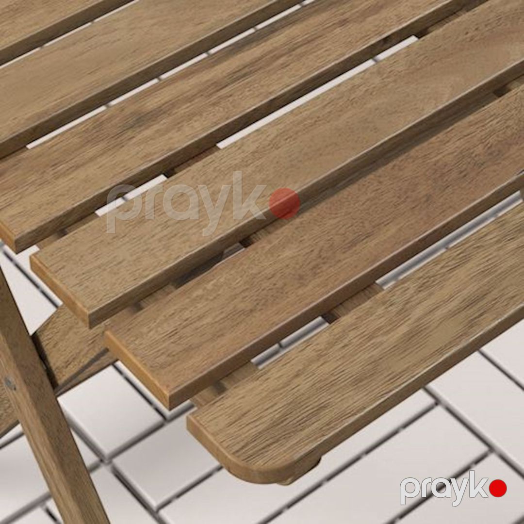 Bağ üçün mebel dəsti IKEA Askholmen, 2 nəfərlik, açıq qəhvəyi — Mallar, Bakı (3)