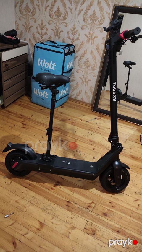 Tooda X9 elektrik skuter - Güclü elektrik mühərriki və iri platforma — Saray