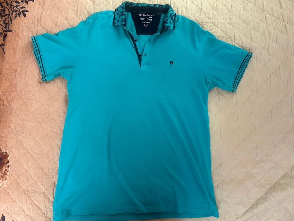 Futbolka, Emporio Armani, rəng - Mavi — Futbolka və polo, Bakı (2)