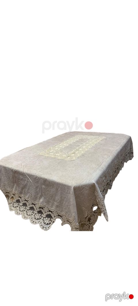 Süfrə DT6689, vilür, 180x360 sm, bej — Bakı