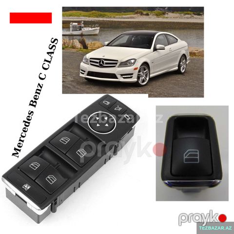 Mercedes c class 2015üçün şüşə qaldıran knopka blok satılır — Bakı