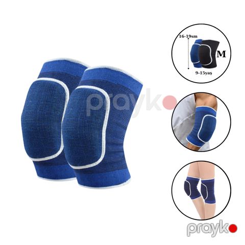 Diz qoruyucusu Sanjiu 5999 6-19 sm, 9-15 yaş, M, polyester, mavi — Bakı