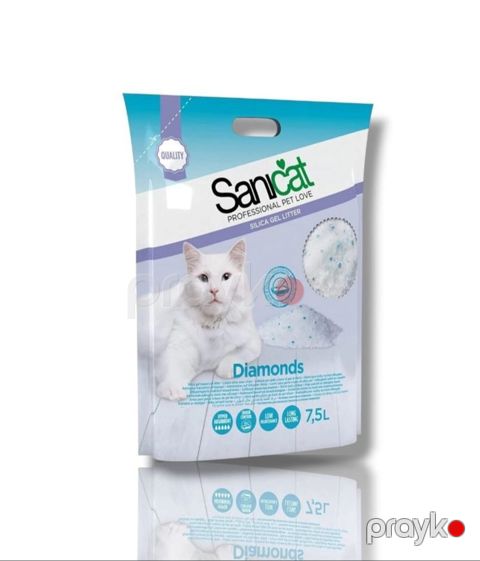 Doldurucu pişiklər üçün Sanicat Cat Litter Diamonds 7.5l — Bakı