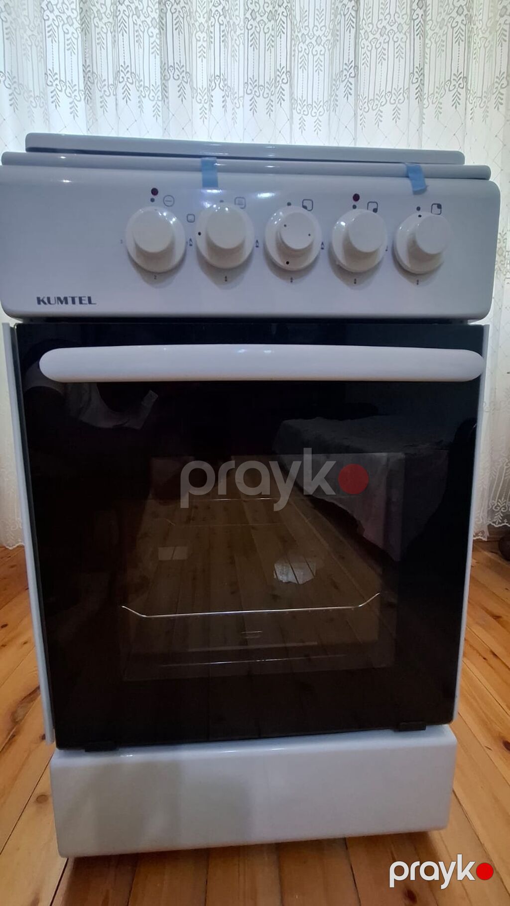 Qarışıq sobası Ayrıca dayanan, 4 gözlü, Yeni — Plitələr, Pirəkəşkül (3)