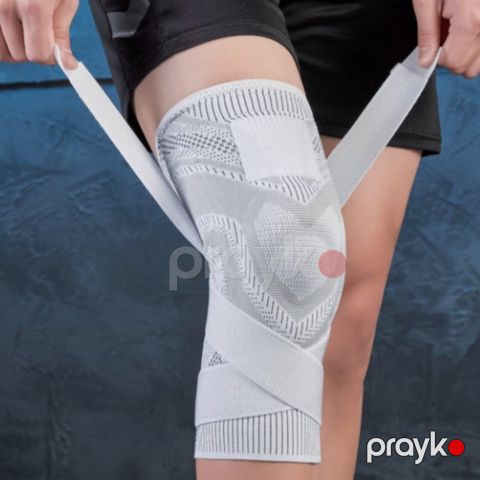 Diz qoruyucusu kompression, əlavə fiksasiya kəmərləri, hava keçirən, X-formalı, yüksək keyfiyyətli - prm_tt50 — Bakı