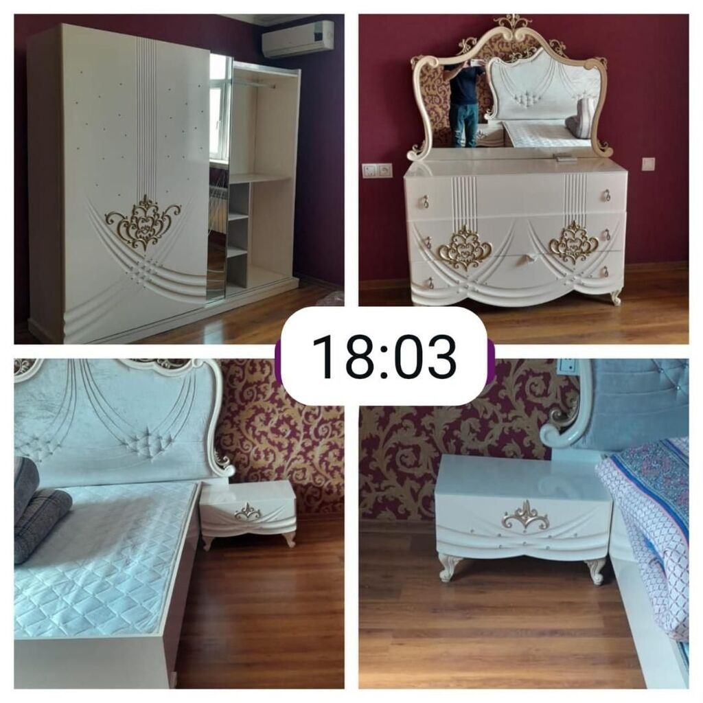 İkinəfərlik çarpayı, İşlənmiş — Yataq otağı mobilya dəstləri, Xırdalan (2)