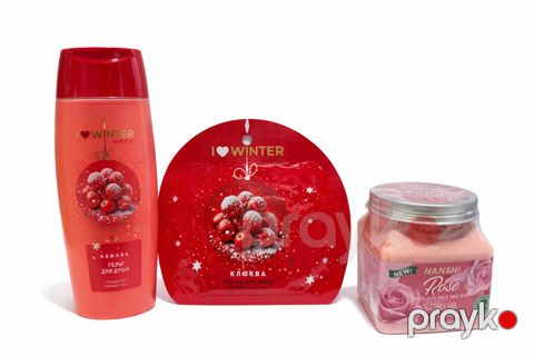 Üz və bədən üçün kosmetika dəsti Faberlic (duş geli + bədən üçün skrab + üz üçün maska) — Bakı