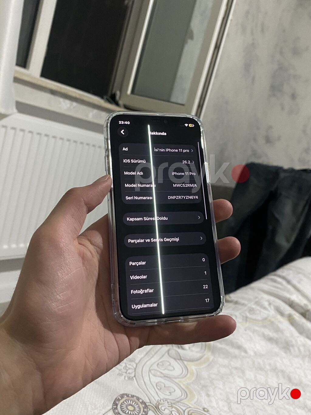 IPhone 11 Pro, 64 GB, Matte Gold, Simsiz şarj, Face ID — Apple iPhone, Sumqayıt (5)