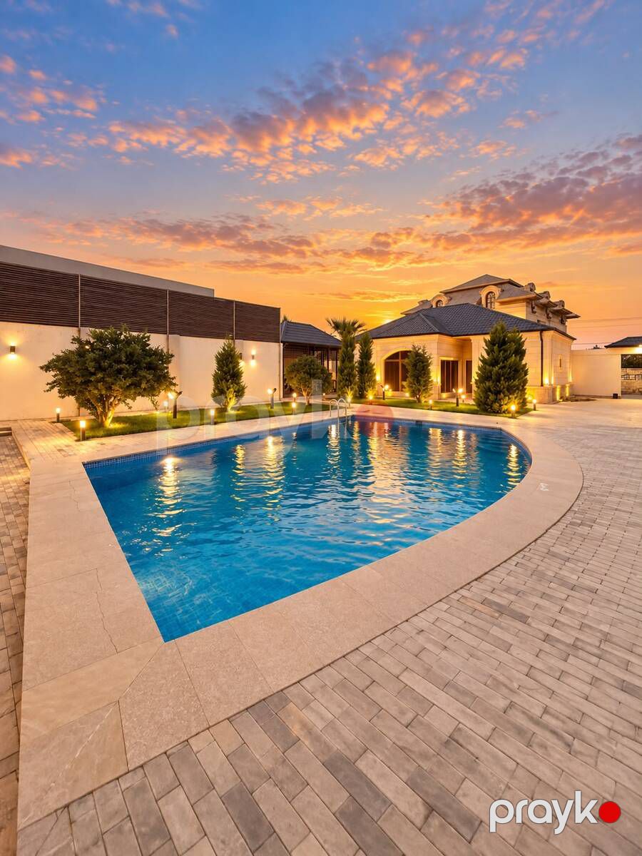 Satılır 6 otaqlı həyət evi/bağ evi 350 m² — Ev, villa, Bakı (5)