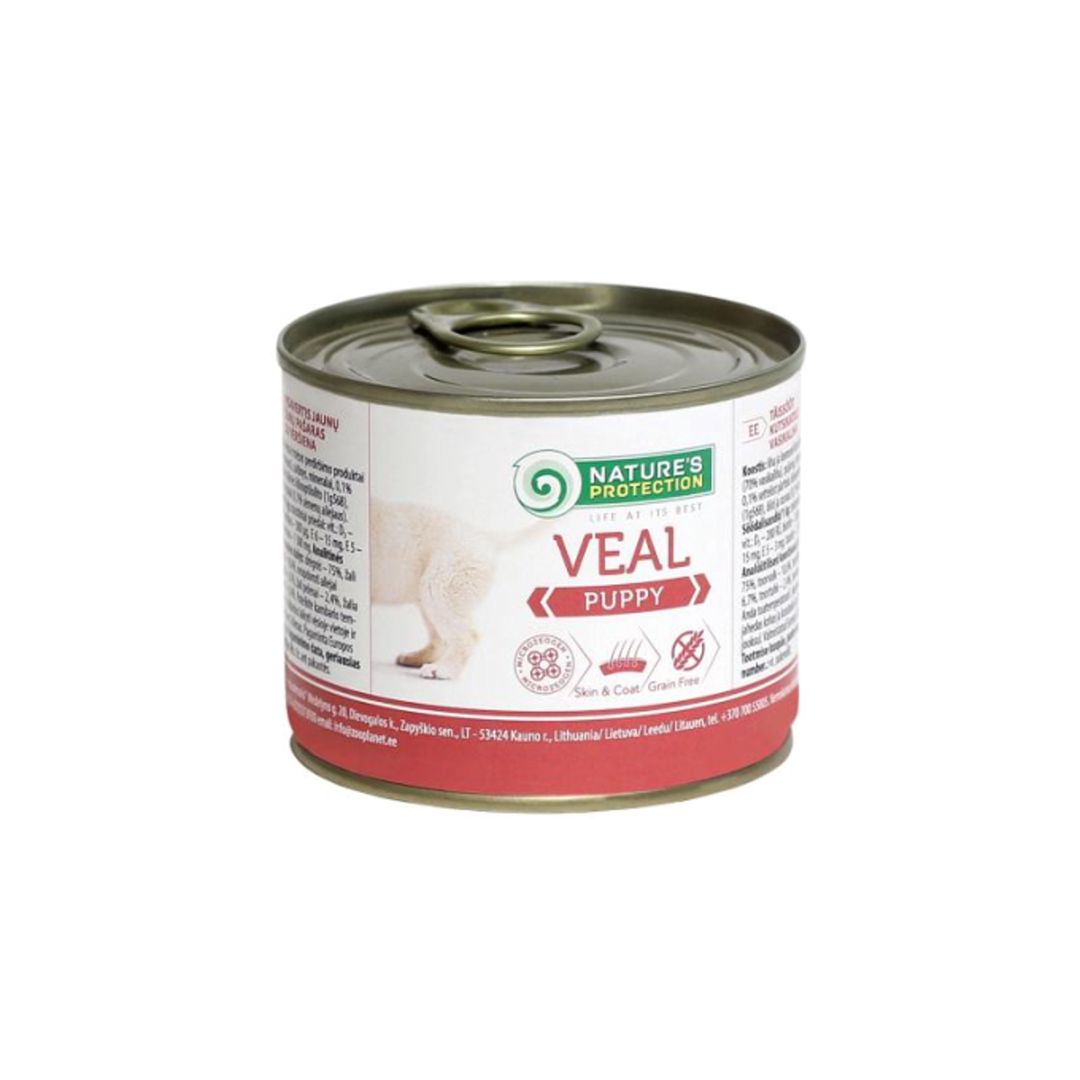Konserv yem Nature's Protection Puppy, dana əti ilə, 200 q — Mallar, Bakı