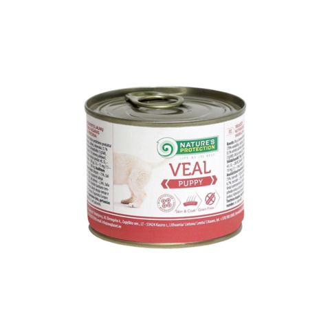 Konserv yem Nature's Protection Puppy, dana əti ilə, 200 q — Bakı
