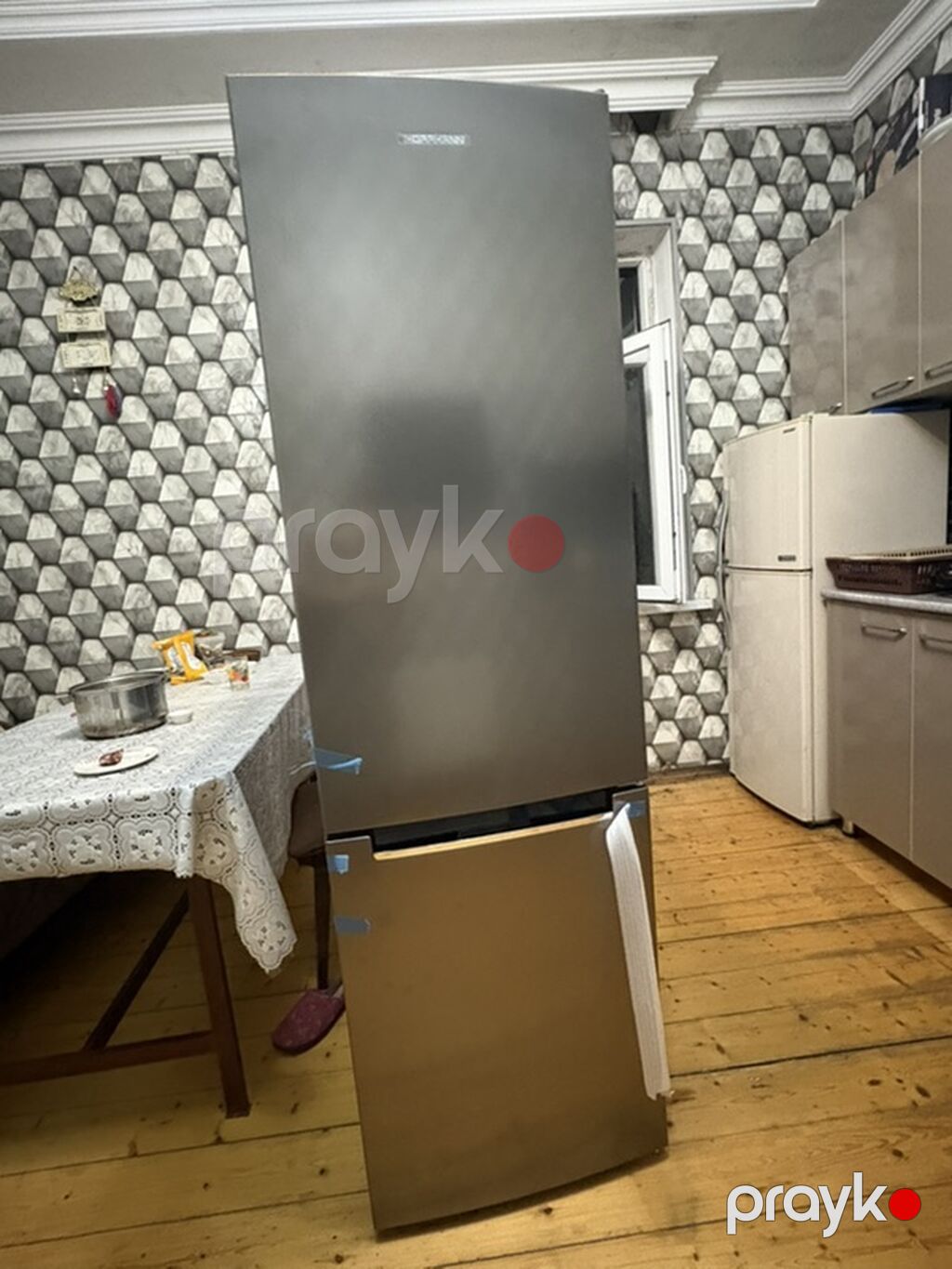 Soyuducu – alt kameralı dondurucu ilə, inox rəng Yenidirrr işlenmeyib — Soyuducular, Ağdam (3)