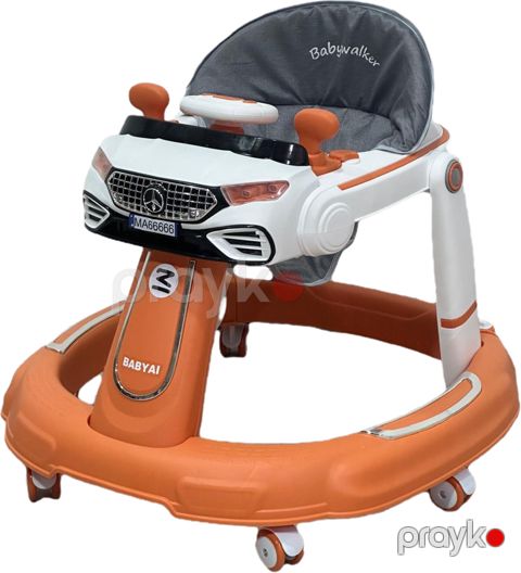 Uşaq yerimə arabası Babyai SC2024, narıncı — Bakı