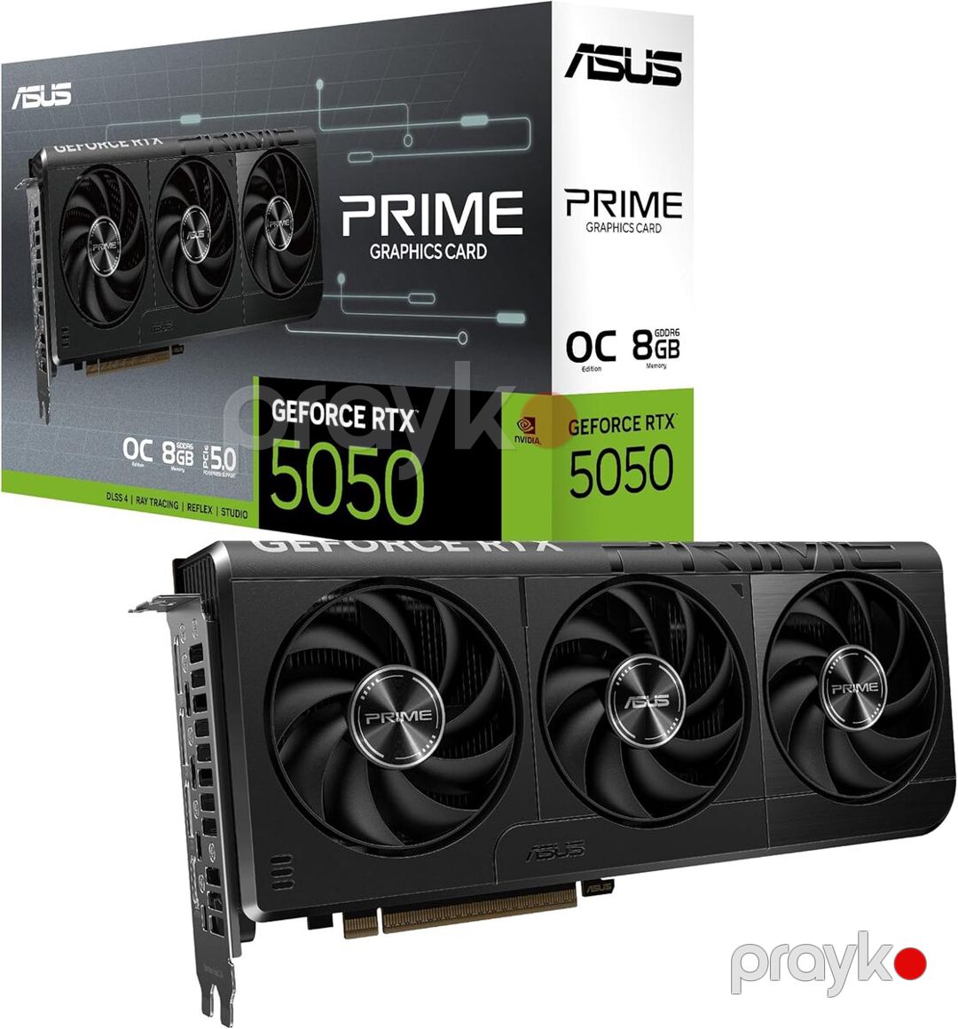 ASUS Prime GeForce RTX 5050 Video Kart 8GB GDDR6 — Kompüterlər və noutbuklar, Bakı (2)