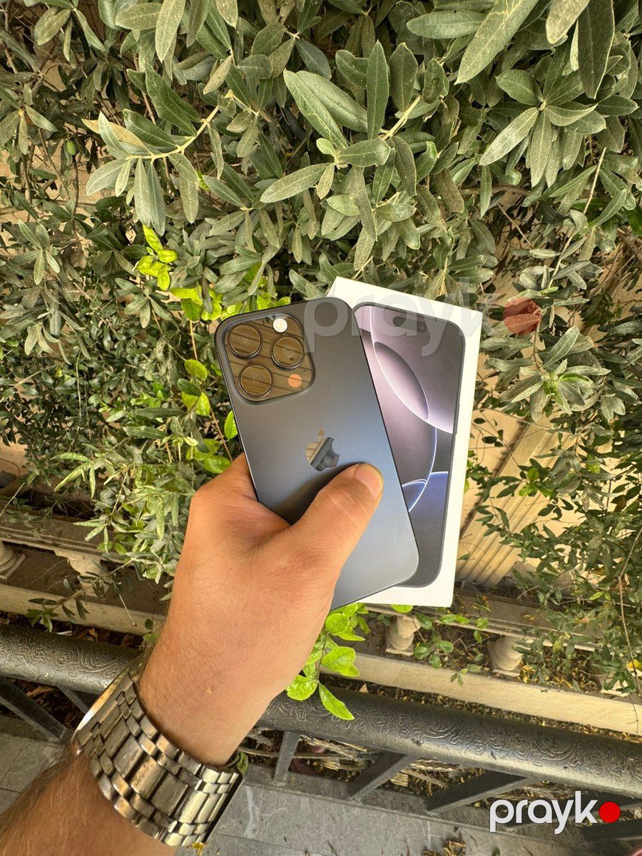 Apple iPhone 16 Pro Black Titanium 128GB/8GB — Smartfonlar, Bakı (12)