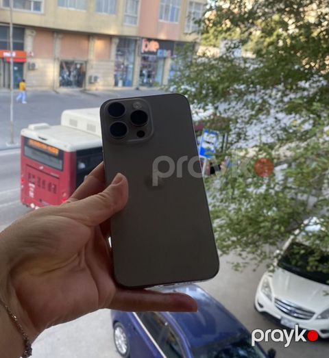 IPhone 15 Pro Max, 256 GB, Space Gray, Simsiz şarj — Bakı