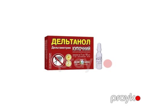 Heyvanlar üçün sprey Дельтанол, ektoparazitlərə qarşı, 10x1 ml — Bakı